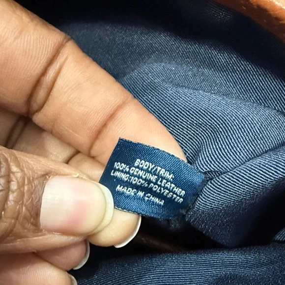 Cole Haan Brown Textured pebbled Leather work/everyday bag - Picture 8 of 13